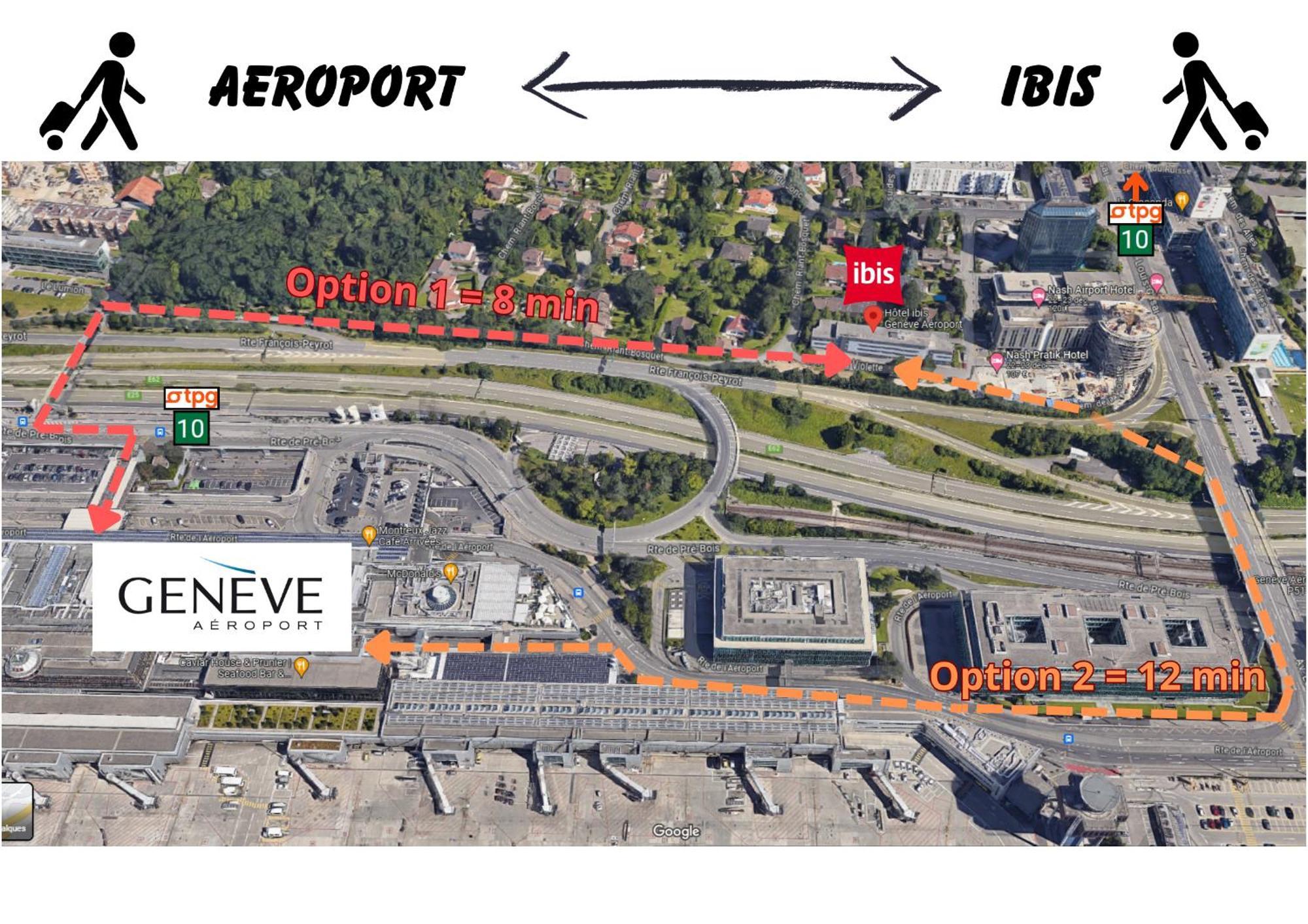 Ibis Geneve Aeroport Hotell Eksteriør bilde